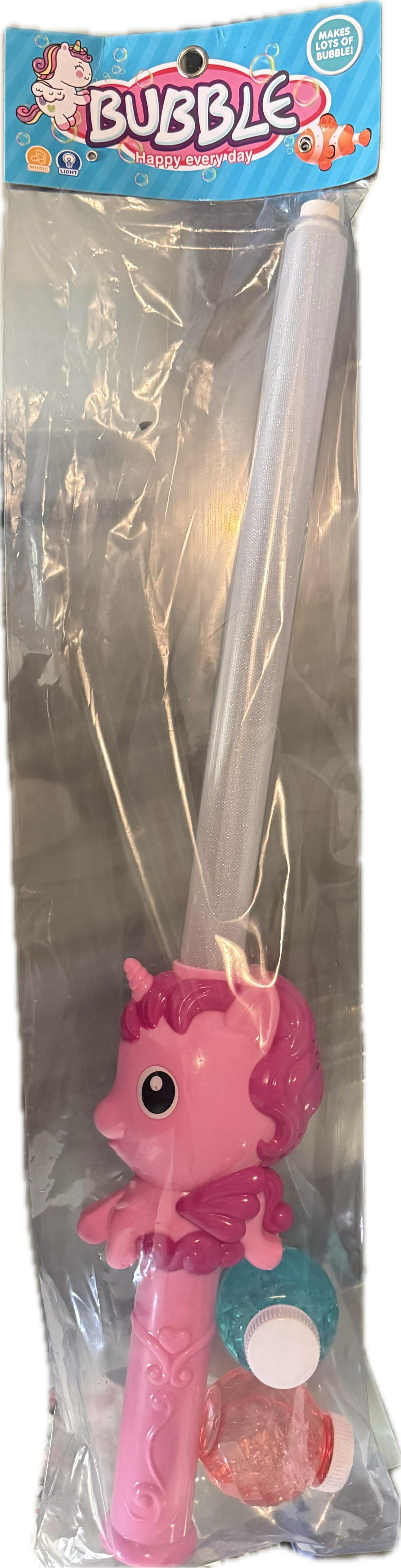 Unicorn Light-up Bubble Wand